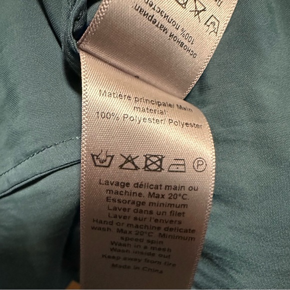 NWT Zadig & Voltaire Remember Satin V-Neck Mini Dress- Medium $345 - Picture 11 of 16